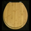 Solid wood toilet seat