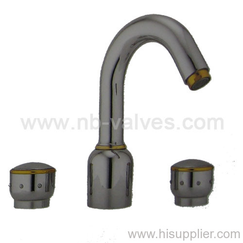 Bathroom basin mixers