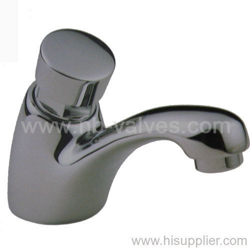 Water saving up self-close tap