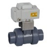 plastic electric ball valve,UPVC electric ball valve,UPVC ball valve