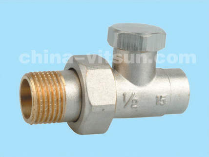 in line radiator valve