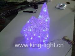 Christmas light,decorative light,mini house blue led light