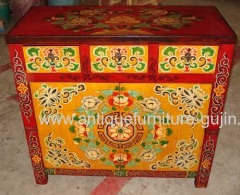 Tibetan painting cabinet