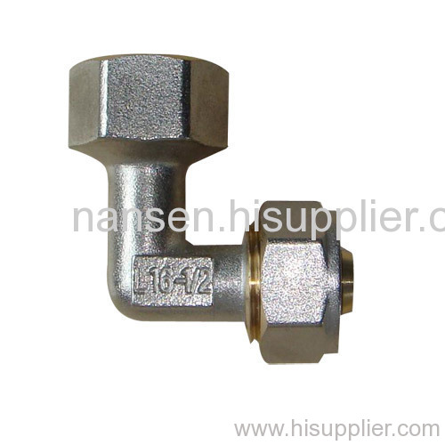 nickel plated female elbow fitting