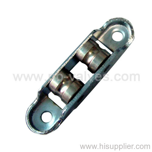 Double sliding roller iron rack