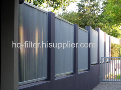 aluminium security fence