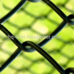 plastic coated chain link fences