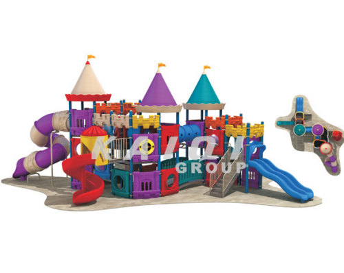 plastic slide castle