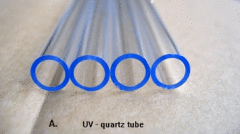 UV-stop Quartz Tube