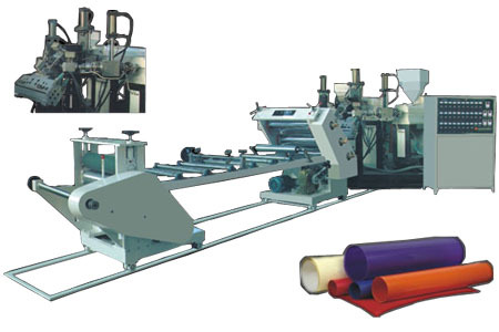 Three-Layer Plastic Sheet Extruder