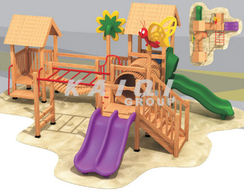 kids wooden slides