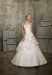 taffeta A-line wedding gown