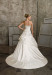 taffeta A-line wedding gown