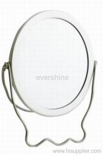 Aluminium Frame With Metal Stand Oval Mirror