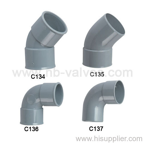 PVC fitting elbow