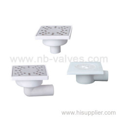 Strainer floor drain