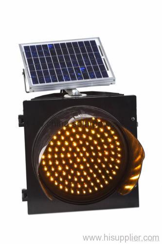 solar traffic flash light