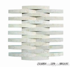 3 D marble mosaic Perlato Svevo