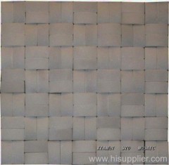 3 D marble mosaic White marble 2x4cm