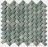 3 D marble mosaic Ming Green