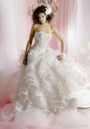 Tiered Skirt wedding dress