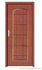 PVC coated steel door, panel PVC steel door