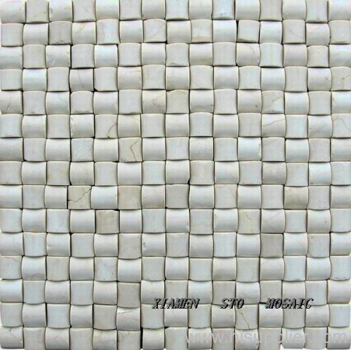 3 D marble mosaic Royal beige