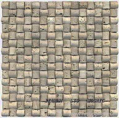 3 D marble mosaic Travertine