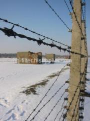 electric double barbed wire fence fence