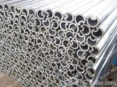 grooved steel tube