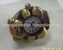 Finger ring watch