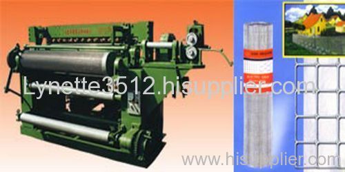 Welded wire mesh machine