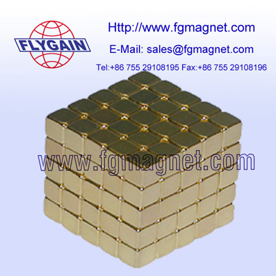 Glod Coating NdFeB magnet