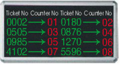 four-line scrolling display