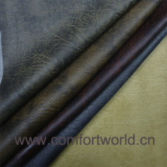 Fashionable Embossed Pvc Leather Cloth