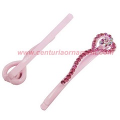 Fancy pink hair clip
