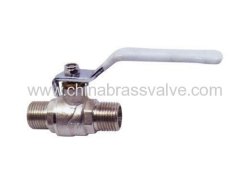 Brass full port ball valve M/M