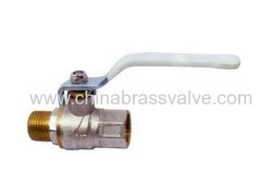 Brass full port ball valve M/F