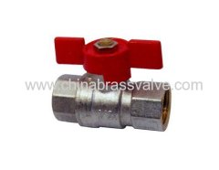 Brass full port ball valve F/F