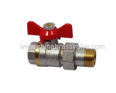 Brass pipe union ball valve M/F