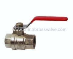 Brass full port ball valve F/F