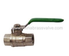 Brass full port ball valve F/F