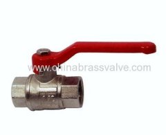 Brass full port ball valve F/F