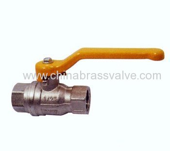 Brass full port ball valve F/F