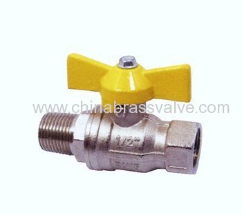 Brass full port ball valve M/F