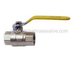 Brass full port ball valve F/F