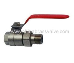 Brass pipe union ball valve