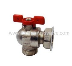 Brass angle ball valve