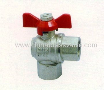 Brass pipe union angle ball valve