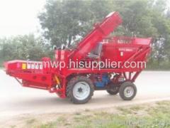 Self-propelled corn combine harvester